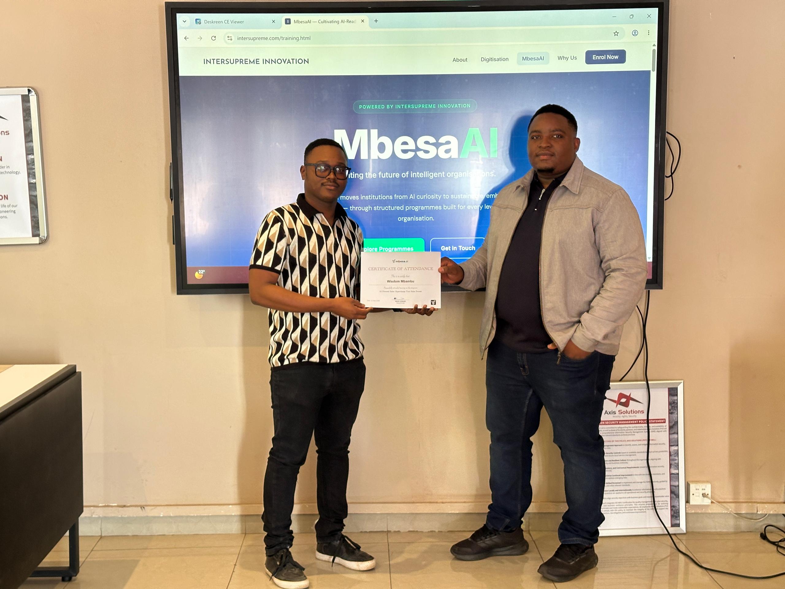 Axis Solutions Sales AI Training